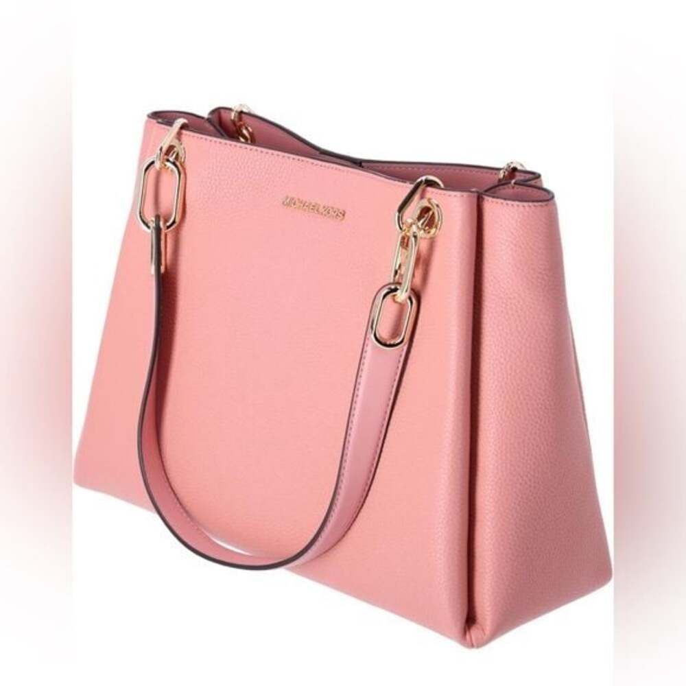 Michael Kors- Trisha pink leather purse - Picture 2 of 7